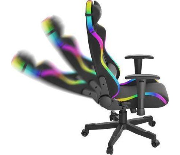 Genesis Fotel gamingowy Trit 600 RGB czarny - 1077829 - zdjęcie 5
